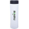 16 Oz. White Cyrus Stainless Steel Tumbler